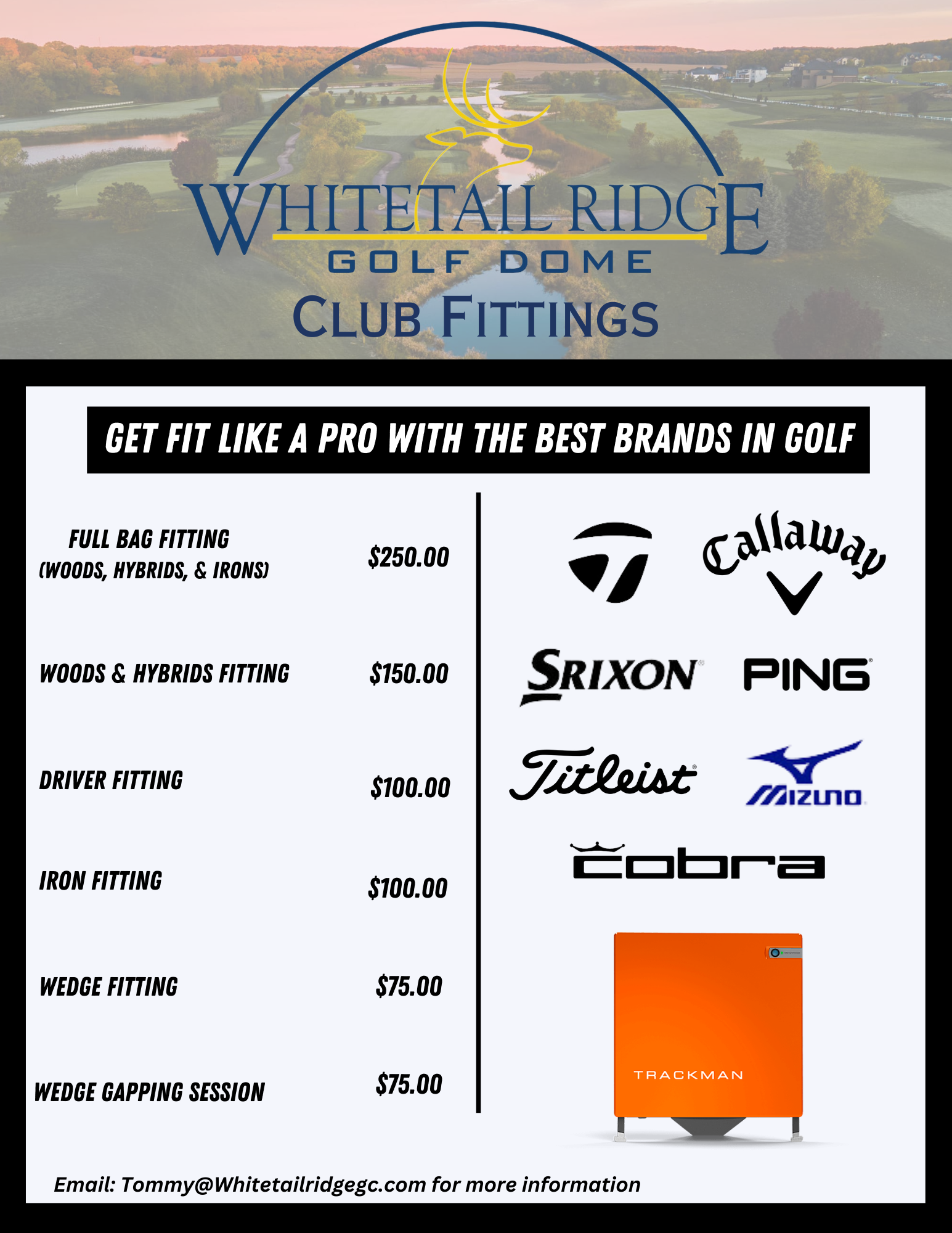 Club Fitting Pricing