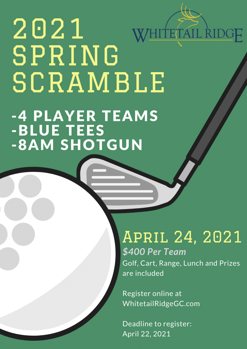 Join us for our 4 Person Spring Scramble!