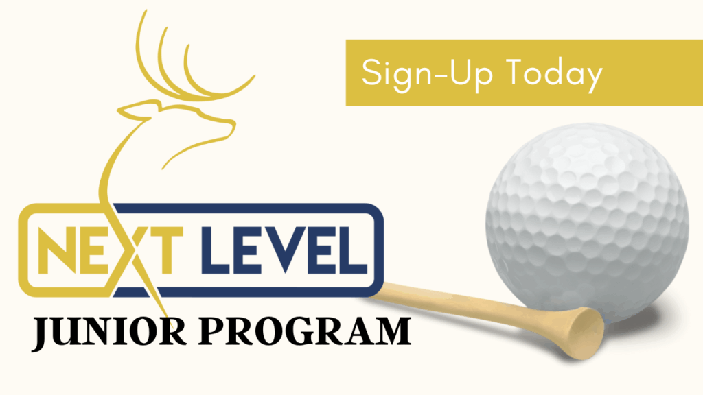 Header with the "Next Level" Junior Program logo